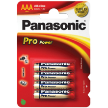 Panasonic AAA Alkaline Batteries - Pack of 4