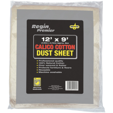 Regin 12 x 9 Calico Cotton Dust Sheet