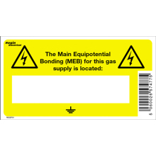 Regin Electrical Main Bonding Label (8)
