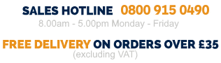 Sales hotline 0800 915 0490