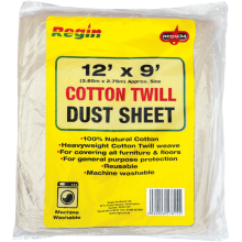 12 x 9 Cotton Twill Dust?Sheet