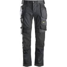 Snickers AllroundWork, Stretch Trousers Holster Pockets Grey/Black 33W X 28L