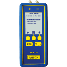APM 155 2 Bar Differential Manometer c/w Tilt Boot with Magnet & Hook