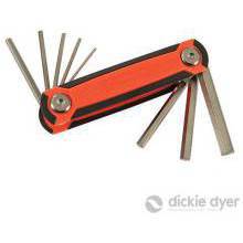 Dickie Dyer 8Pce Folding Hex Wrench Set