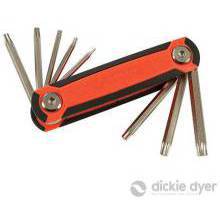Dickie Dyer 8Pce Folding Torx Key Set