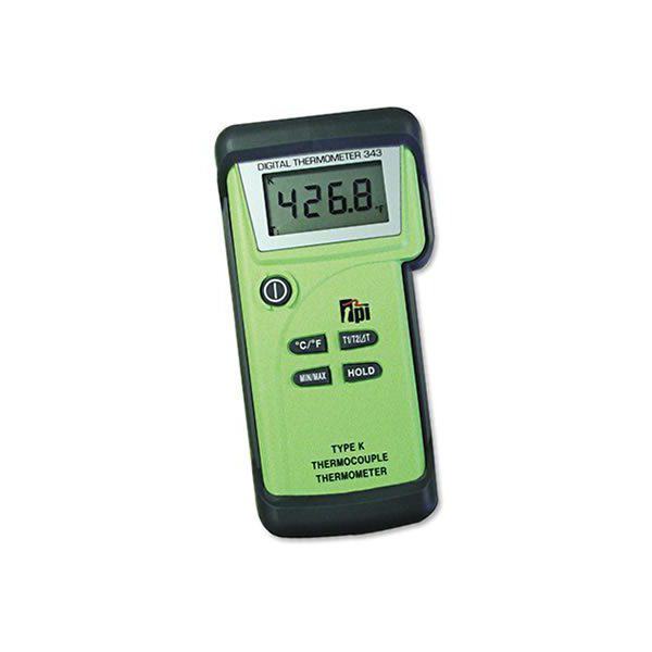 Dual Input Digital Thermometer "K" Type c/w Boot, Pouch & 2 x GK11M
