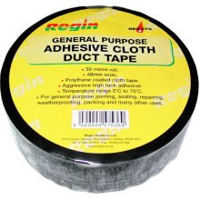 Duct Tape - Black - 48mm x 50m