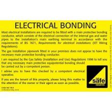 Electrical Bonding Labels WL9