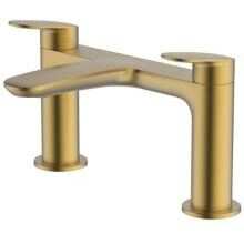 Esteem Prestige Fairton Dual Lever Bath Filler Brushed Brass E61068