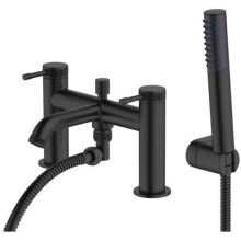 Esteem Prestige Pinlin Dual Lever Bath Shower Mixer Black E61054