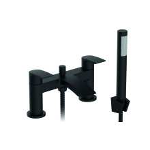 Esteem Waval Dual Lever Bath Shower Mixer Black E61039