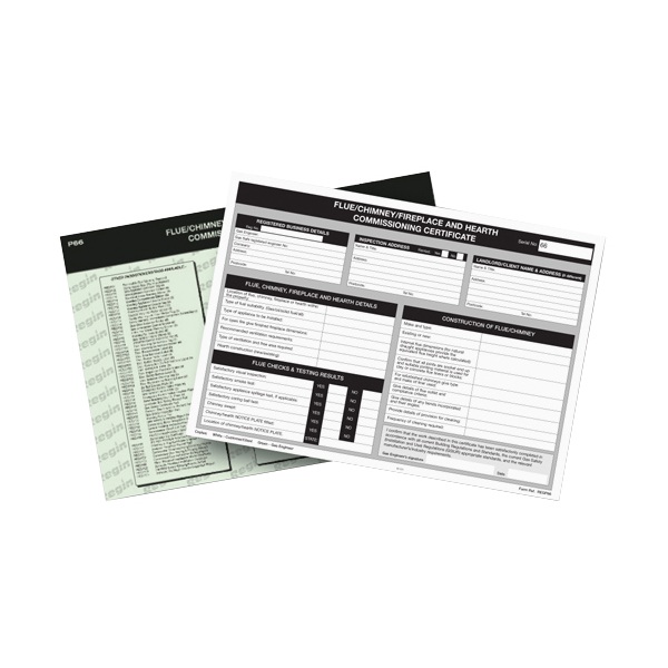 Flue Fireplace Commissioning Certificates