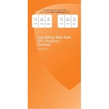 Gas Rating Slide Rule LPG (Propane) Domestic GRB2