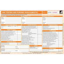 Gas Testing and Purging Form (Non Domestic) CP16