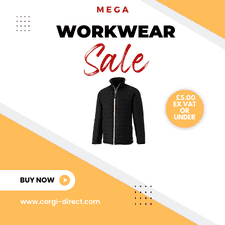 MEGA WORKWEAR SALE £5 EX VAT OR UNDER
