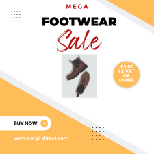 MEGA FOOTWEAR SALE £5 EX VAT OR UNDER