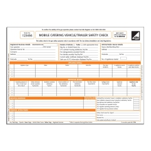 Mobile Catering Vehicle / Trailer Safety Check Forms CP44