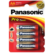Panasonic AA Alkaline Batteries - Pack of 4