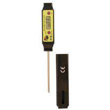Pocket Digital Thermometer, Chisel Tip, Water Resistant, Data Hold