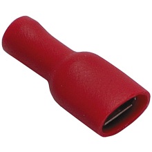 Push-On Female Connector - Red (10)