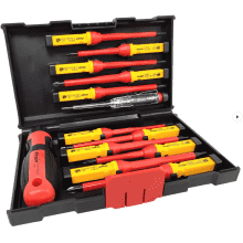 Regin 13PC VDE 1000V interchangeable screwdriver set