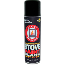 Regin Stove Range - Stove Paint - Black - 250ml