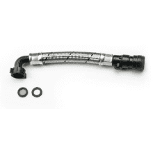 Salamander 22MM Angled Flexible Hose Including Isolating Valve