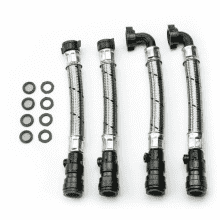 Salamander 4 x 22MM Flexible Hoses Including Isolating Valves