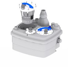 SaniCubic Pro 2 Commercial Pump Unit For Up To 4 WC's 30011