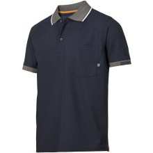 Snickers Allroundwork, 37.5 Tech Ss Polo Shirt Navy Small