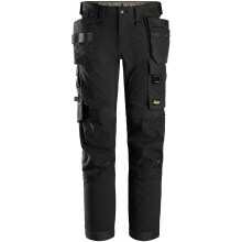 Snickers AllroundWork, 4-way Stretch Trousers Holster Pockets Black