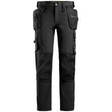 Snickers AllroundWork, Full Stretch Trousers Holster Pockets Black
