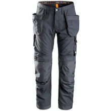 Snickers AllroundWork, Work Trousers Holster Pockets. Size 41W X 30L Colour Grey