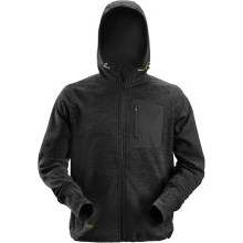Snickers FlexiWork, Fleece Hoodie Size XS Colour Black
