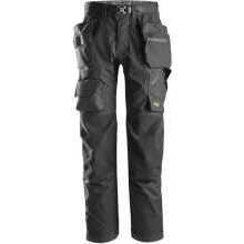 Snickers Floorlayer Trousers + Holster Pockets Black