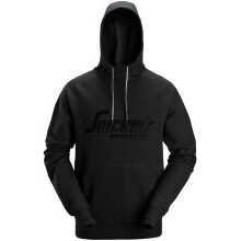 Snickers Logo Hoodie Black