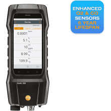 Testo 300+ Flue Gas Analyser Handset Only