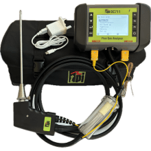 TPI DC711 Kit Flue Gas Analyser + FREE TPI 50 Volt Stick