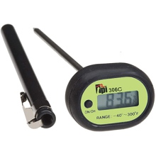 TPI Pocket Digital Thermometer, Penetration Tip, Water Resistant